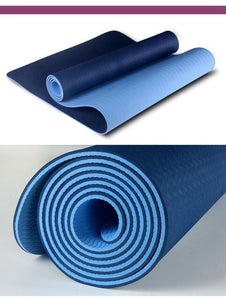 2020 latest  Yoga Mat with Position Line Non Slip Carpet Mat For Beginner Environmental Fitness Gymnastics Mats